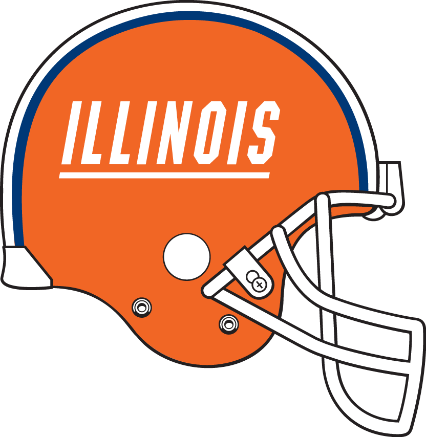 Illinois Fighting Illini 1989-2004 Helmet Logo diy iron on heat transfer